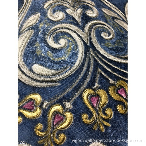 Damacus Deep Emboss Wallpaper for Home decor Wallcovering